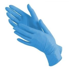 Перчатки нитрил. L Nitrile, голубые, удлиненные, 50 шт/упак.
